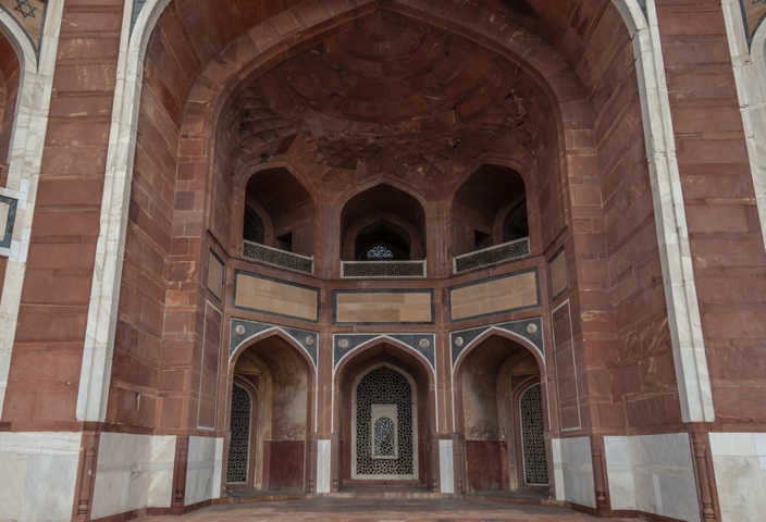 42 - India - Nueva Delhi - mausoleo de Humayun - tumba de Humayun